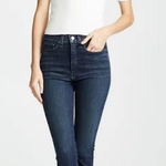 Veronica Beard  Carly 11” kick flare high rise dark wash jeans 26”​ Photo 0
