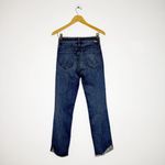 Mother High Waisted Rascal Ankle Slit Flip Jeans Size 26 Revolve Blue Photo 1