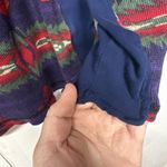 CHAPS  Women’s Size L Southwestern Aztec Print Henley Knit Long Sleeve Sweater Photo 10