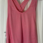 Zyia  NWT Pink Striped Women's Tank Top Photo 0