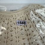 Handmade Antique Vintage Crochet Lace Collar Victorian Beige Edwardian Boho Stunning Photo 8