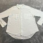 Andrea Jovine AJ Cotton Button Up Shirt Size Large Lightweight Breathable Pastel Photo 0