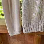 Mystree Women's Beige Lace Inset Pullover Sweater Size L. NEW Photo 4