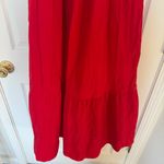 Universal Threads NWT Universal Thread Flutter Cap Sleeve Maxi A-Line Dress Red Size XS Photo 11