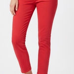 Chico's  So Slimming Red Ankle Crop Jeans Pants Size 4 Photo 0