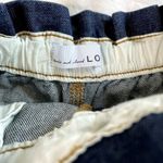 Ann Taylor Loft Blue Denim Jean Shorts Elastic Paperbag Waist Size 0 (25) u Photo 7