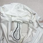 frankie's bikinis Flash High Leg White Zip One Piece Photo 9