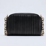 ZARA pleated crossbody bag NWT Photo 0