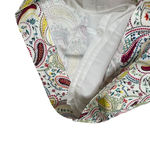 Talbots Paisley Print Short Skirt Women Size 4 Petite Retro Colorful Statement Photo 4