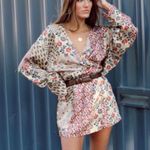 ZARA Macedonia Printed Jumpsuit Dress M Romper Blogger Fav Vacation Summer Trip Photo 12