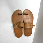 Beek Honey Leather Whistler Toe Ring Sandals Tan Size 9 Photo 2