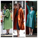 Blue 1950s Miss Maisel wool swing coat Size M Photo 2