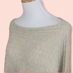 Carson Alpaca blend long line cocoon oversized sweater , oatmeal M Tan Size M Photo 3