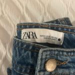 ZARA Blue Straight Leg Jeans Photo 3