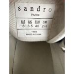 Sandro Paris Anouk Flame Solde Canvas Sneakers Royal Blue Lace Up US Size 8 Photo 2