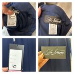 Le Femme two piece prom formal event skirt set sz 2 dark blue sexy and classy Photo 6