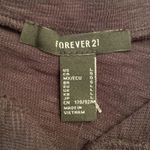 Forever 21 Black Collared Crop Top With White Outline Photo 4