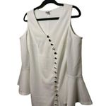 Venus  Ladies Summer Open Shoulder Flowy Button Accented Midi Dress SZ Small Photo 3