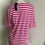 Ralph Lauren *NWT* Lauren pink size XL striped short sleeve 100% cotton T-shirt Photo 3