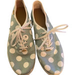 Hotter Shoes Mabel Blue & White Polka Dot Sneakers 9.5 Photo 0