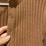 Free People Ribbed Matching MIDI Dress And Cardigan Set Photo 6