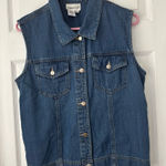 Coldwater Creek Vintage 90s  Blue Denim Vest Photo 0