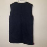 Levi's  Made & Crafted Cotton Blanket Poncho Dress Size Medium Striped Fringe Photo 4