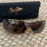 Maui Jim Sandbar MJ 511 16 Gold Semi Rimless Frame + HCL Bronze Polarized Lenses Photo 2