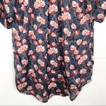 Collective Concepts  Tunic Top Womens XS Dark Floral Autumn Fall Boho Minimalist Photo 8