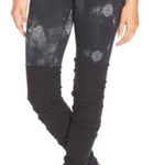 Alo Yoga  Goddess Ribbed‎ Leggings Black Marble Print Athleisure Size XS Photo 0