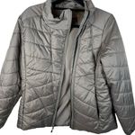 5.11  Tactical Puffer Jacket Womens Medium‎ Insulated Gray Zip Up Outdoor Winter Photo 3