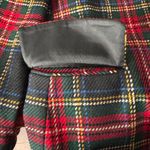 Jones New York Vintage Zip Jacket Large Red Plaid Worsted Wool Lined Pockets Photo 11