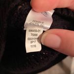 Athleta  Honeycomb Linen Cotton Blend Tunic Sweater Black size Medium Photo 4