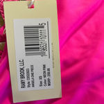 Ramy Brook  pink low-cut one-piece swimsuit XS NWT vacation beachy luxe p… Photo 4