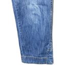 Tommy Hilfiger Jeans Womens Size 6 Distressed Blue Sailor Striped Accent 32 x 26 Photo 3