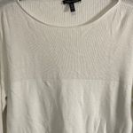 Eileen Fisher  White Long Sleeve Top Photo 2