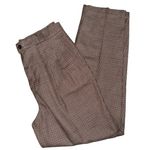 Vintage Fundamental Things Pants Womens 12 Wool Blend Dress Pants 80s Brown Photo 0