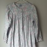 Lanz of Salzburg Floral Long Sleeve Coquette Cottagecore Nightgown Sz S 🔲 Pink Photo 1