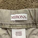 Merona Women’s Small Khaki Shorts With Drawstring & Pockets Photo 3