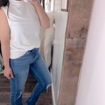 Hillard & Hanson  white sleeveless top size 1X Photo 2