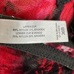 NWT Victoria's Secret Bra Womens 36B Black Red Lace Floral Romantic Lingerie Size undefined Photo 5