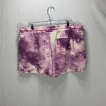 Wildfox Tie Dye Stars Purple Long Sleeve Top and Shorts Set Size XXL Photo 7