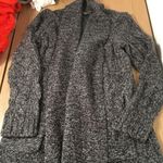 New Women’s 89th & Madison Sweater Cardigan Knee Length Gray Size Small/Medium Photo 0