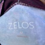 Zelos  Zip Pullover Colorful Womens Medium Long Sleeve Top Photo 10