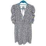 Topshop  Romper Size 12 Floral Print Shorts Short Sleeve Stretch‎ NWT Photo 5