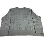 A New Day Women's Grey Textured Cable Knit Crewneck Sweater 3X Photo 2