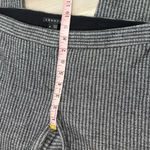 Theory  black white wool blend herringbone pants size 6 Photo 7