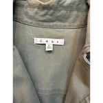 CAbi  Women's Green Military Army Double Breasted Jacket Coat Size Large Photo 3
