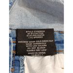 Chiqle Women’s Denim Overall Shorts Blue Size Small Photo 8