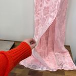 Victoria's Secret  Large‎ Slip Dress Gold Label Vintage Maxi Sheer Floral Lingerie Photo 1